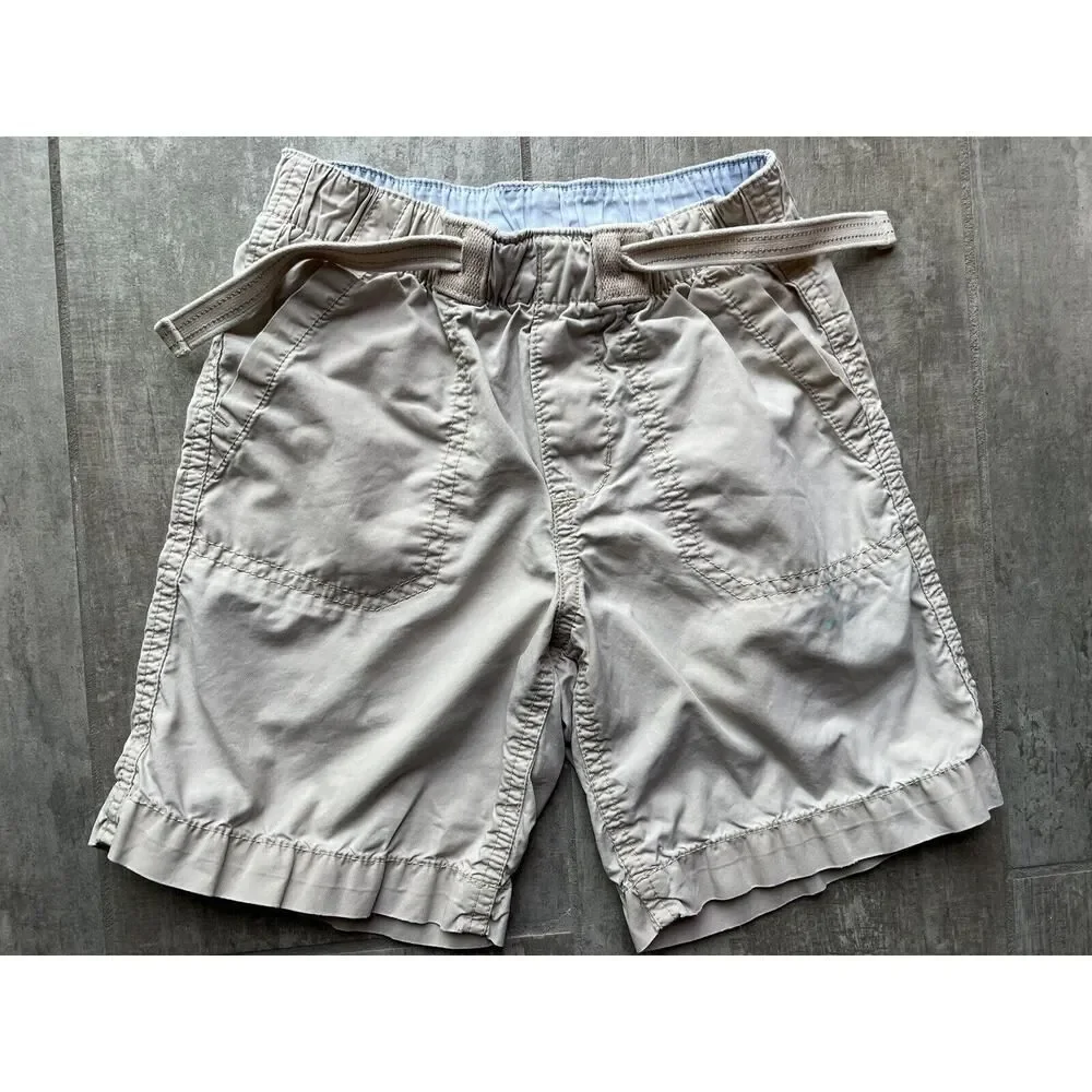 Baby Gap Toddler Boys 2 Piece Outfit Set Khaki Shorts Polo Golf Shirt 3T READ!